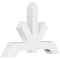 Ekena Millwork Vanguard Architectural Grade PVC Gable Bracket, 60"W x 40"H x 6"D x 6"F, 16/12 Pitch GBP060X40X0606VAN00 - alternate 1